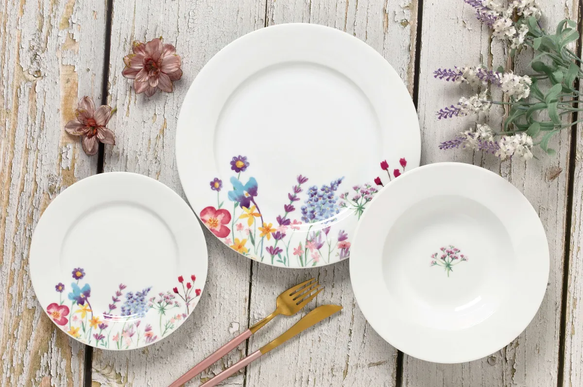 Garnitura tanjira Spring Lavendar 18/1