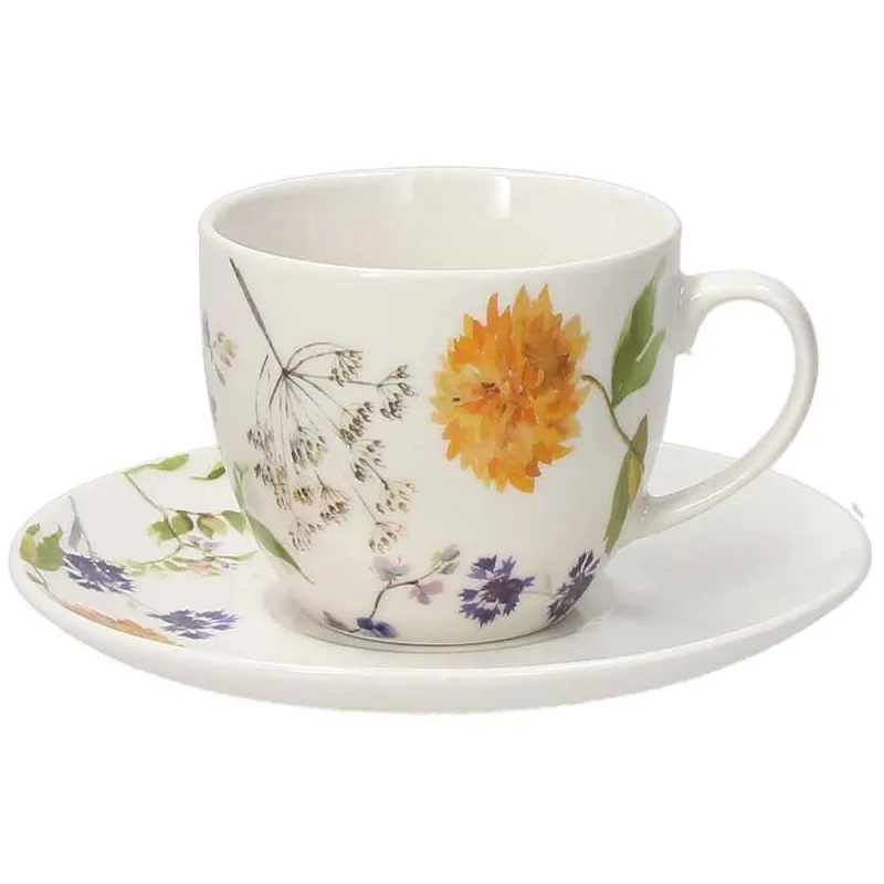 Garn.šolja za kafu  Iris Audrey 200ml sa tanjirićima 6/1 Tognana