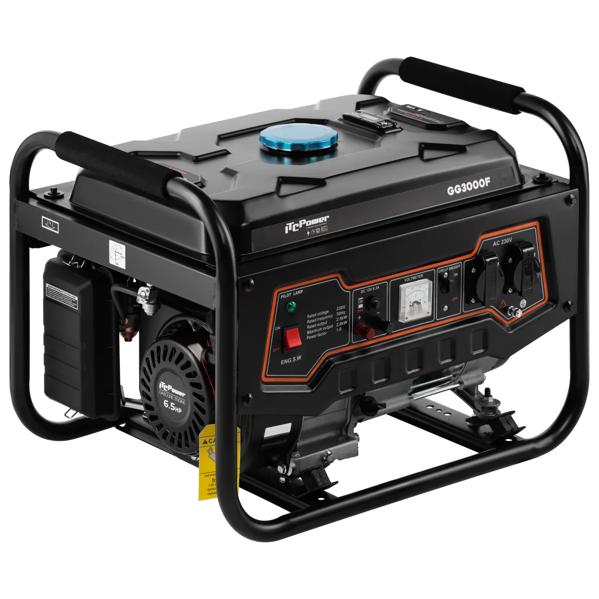 Generator 230V max. snaga 2.8KW, radna snaga 2.5KW ITC