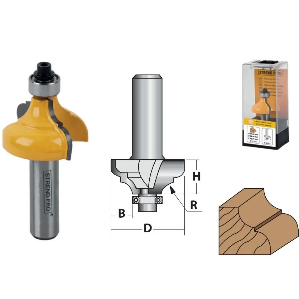 Glodalo profilno sa ležajem S=8 D=35.2 H=15.9mm Strend Pro