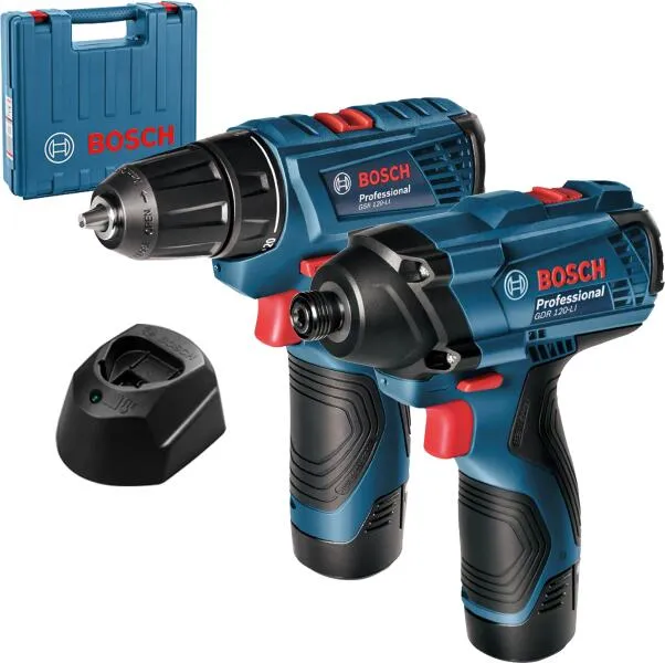 GSR120+GDR120 Set akum. bušilica i odvijač 12V 2x2.0 Ah Bosch