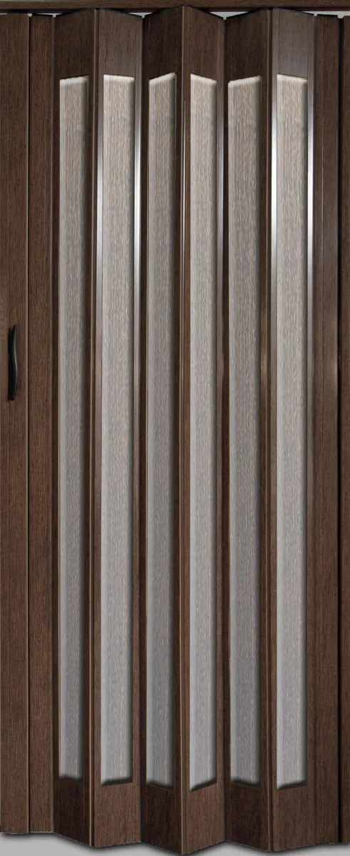 Harmonika vrata sa staklom Ideal 83x200cm venge Bautrend