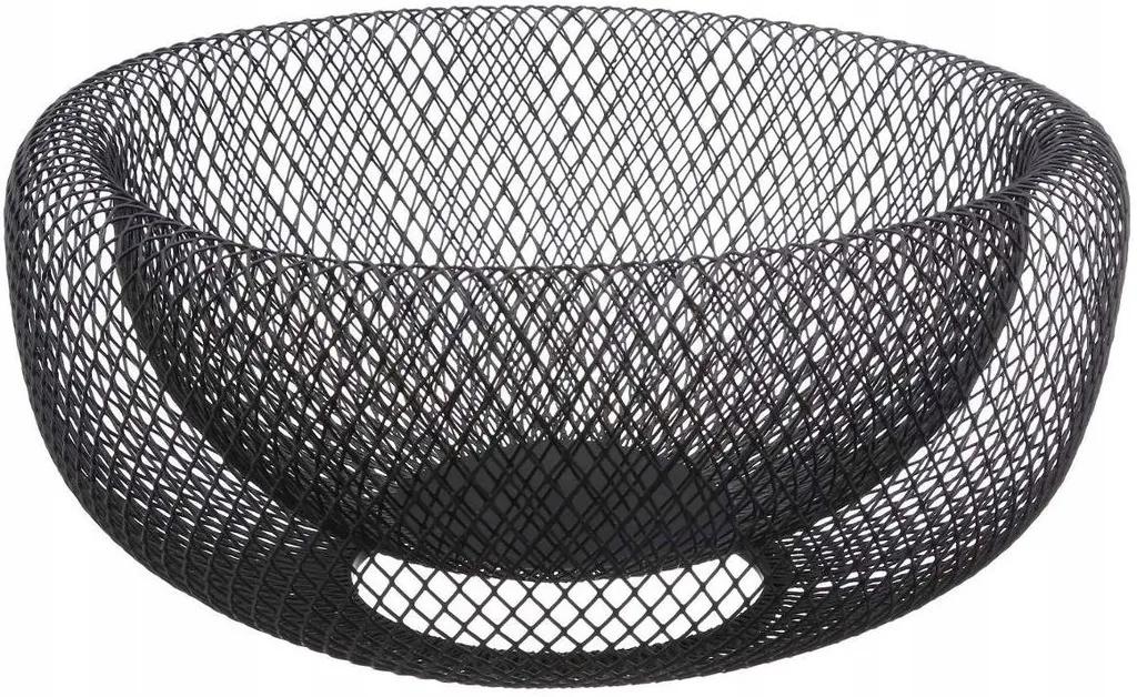 Žičana činija za voće Mesh 27cm crna 5five