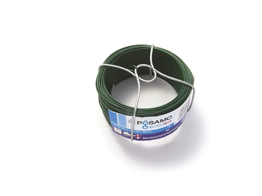 Žica plastific. 7x0,8x1.3mm 50m zelena Potz&Sand