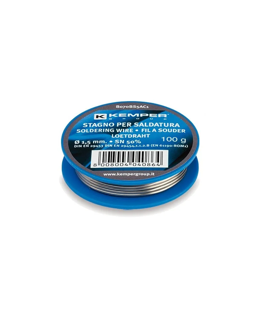 Žica za lemljenje 1.5mm 100g 50%Sn Kemper