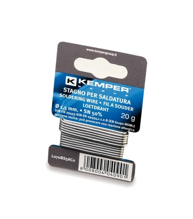 Žica za lemljenje 1.5mm 20g 50%Sn Kemper