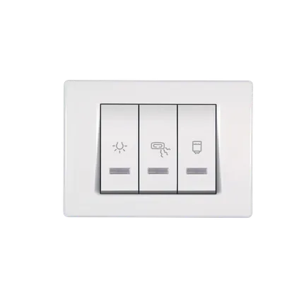 Indikator za kupatilo 10/2x16A 250V horizontalni beli