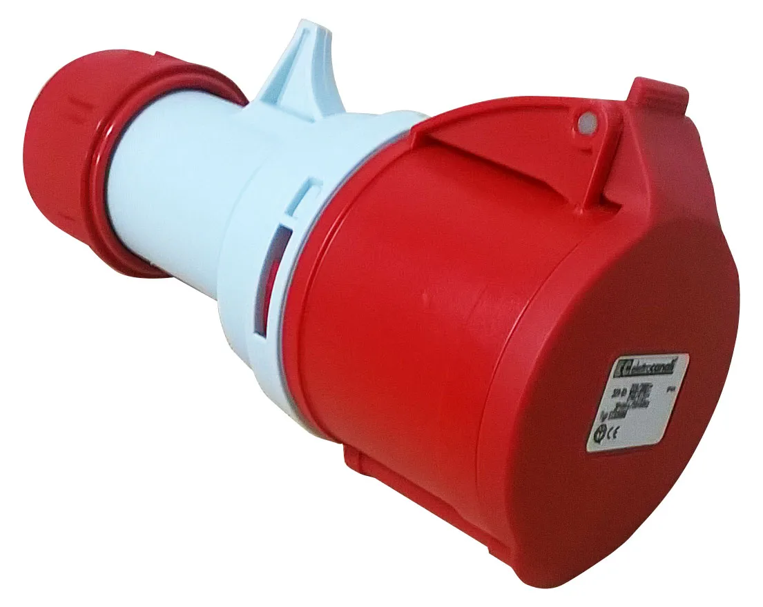 Industrijska utičnica 380V 16A 3P+N+T IP44
