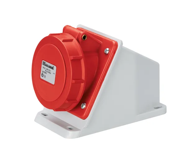 Industrijska utičnica zidna 380V 32A 3P+N+T IP67