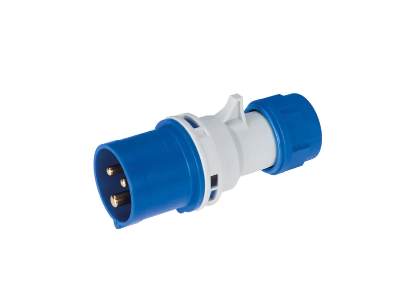 Industrijski utikač 220V 32A 2P+T IP44