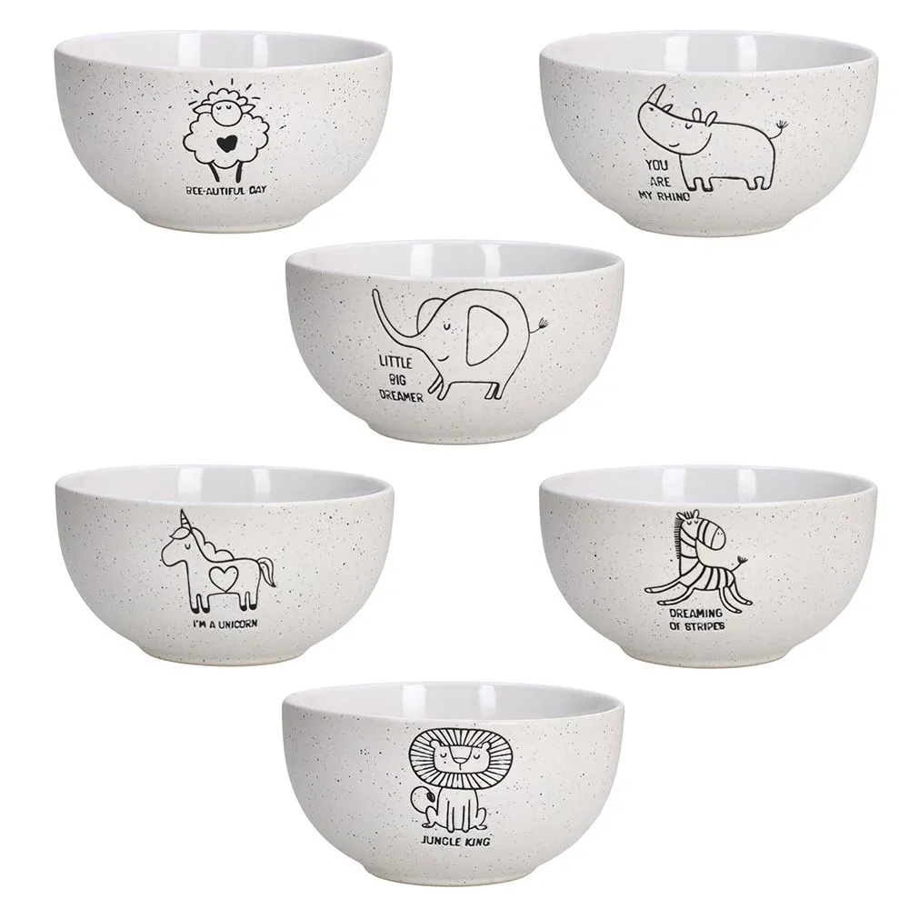 Činija Des Arts Little funny ones fi 13cm sort Tognana