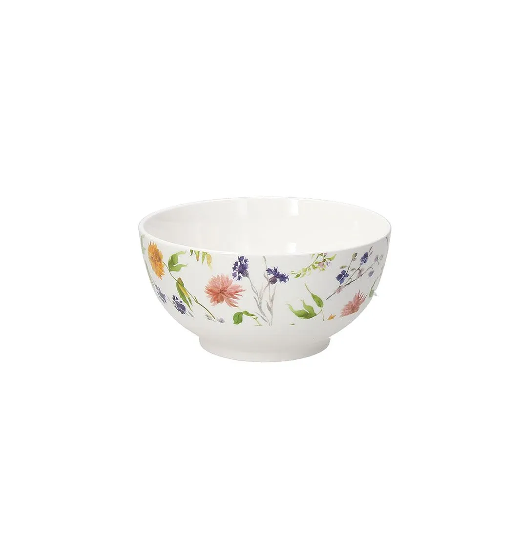 Činija Iris Audrey fi 14cm bela sa cvećem Tognana