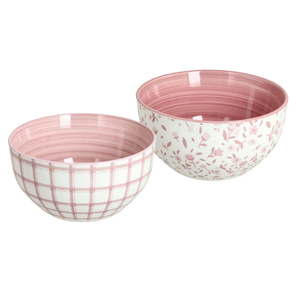 Činija Madison Cottage Rosa fi 14cm sort Tognana