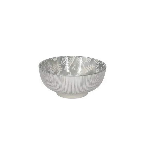 Činija Portata Foliage fi 14cm  sivo-bela Tognana