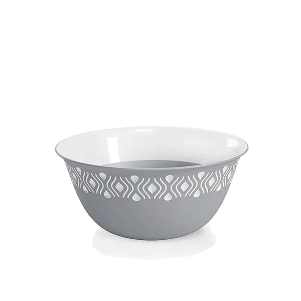 Činija Tosca fi 23x10.3cm sivo-bela Stefanplast