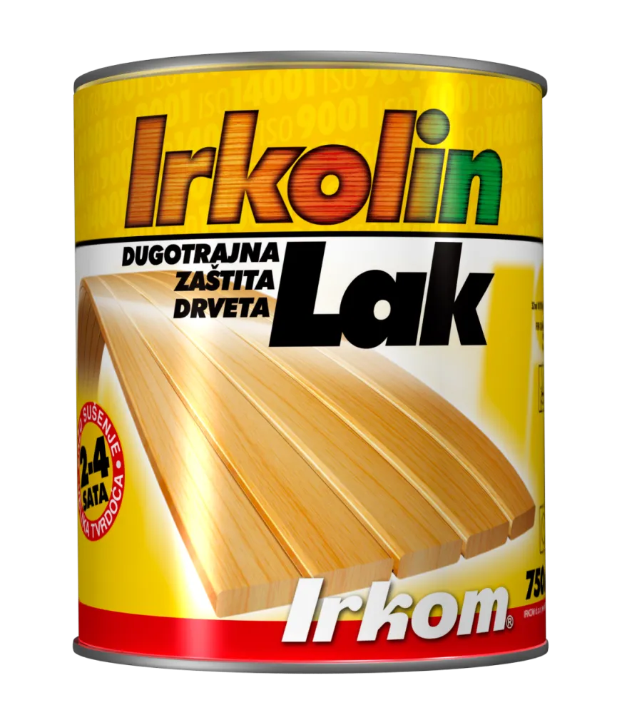 Irkolin lak bezbojni sjajni 0.75l Irkom