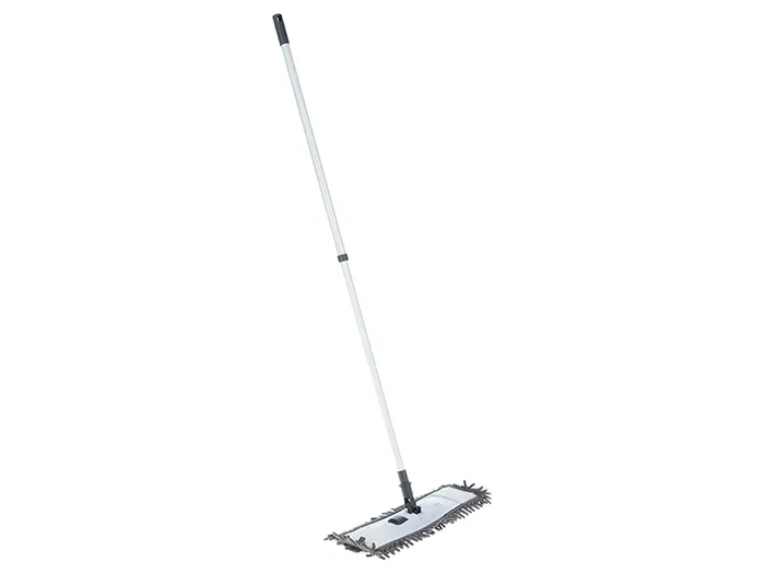 Čistač poda Chenille sa teleskopskom drškom 70-120cm sivi 5Five