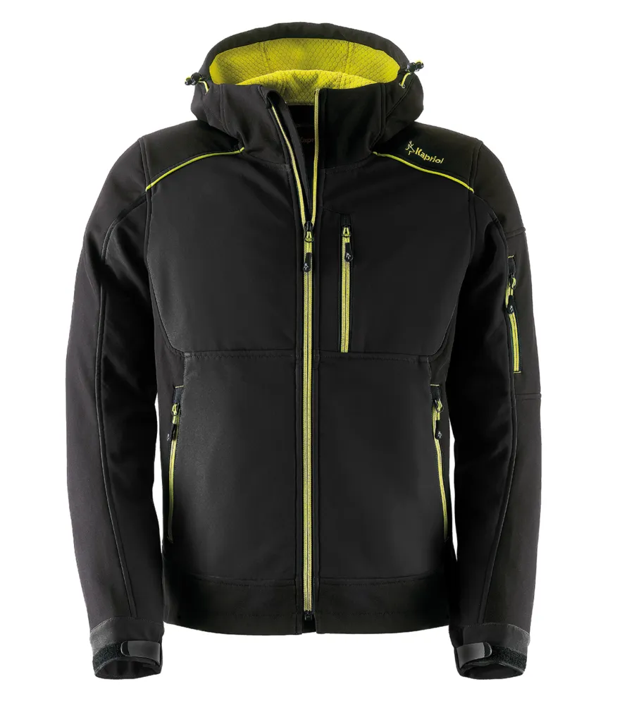 Jakna Softshell DYNAMIC vel. L crna 300g/m2 Kapriol