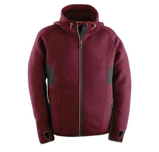 Jakna TECH HOODIE sa kapuljačom vel. XL bordo Kapriol