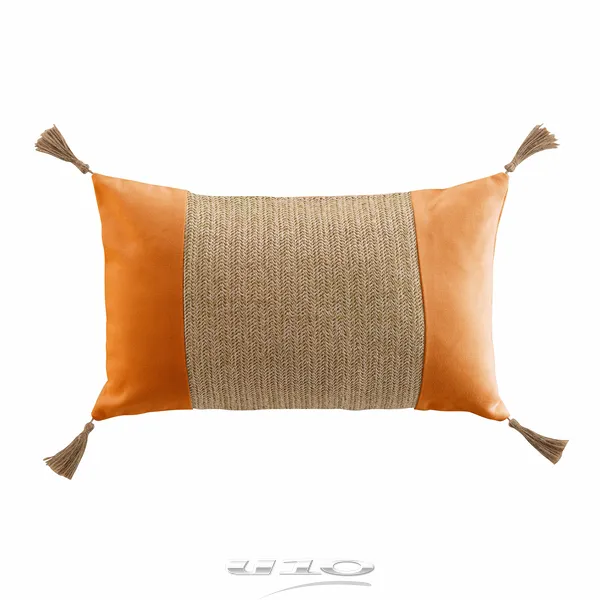 Jastuk Sarah Terracotta 30x50cm sa rajsf. narandžasti D. d Interieur
