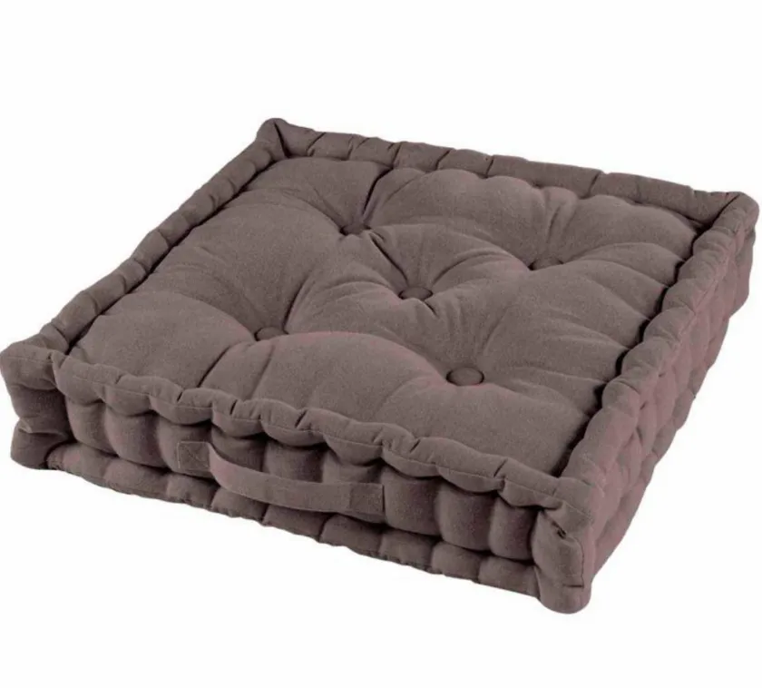 Jastuk za pod Pacifique 45x45x10cm smedji Douceur d Interieur