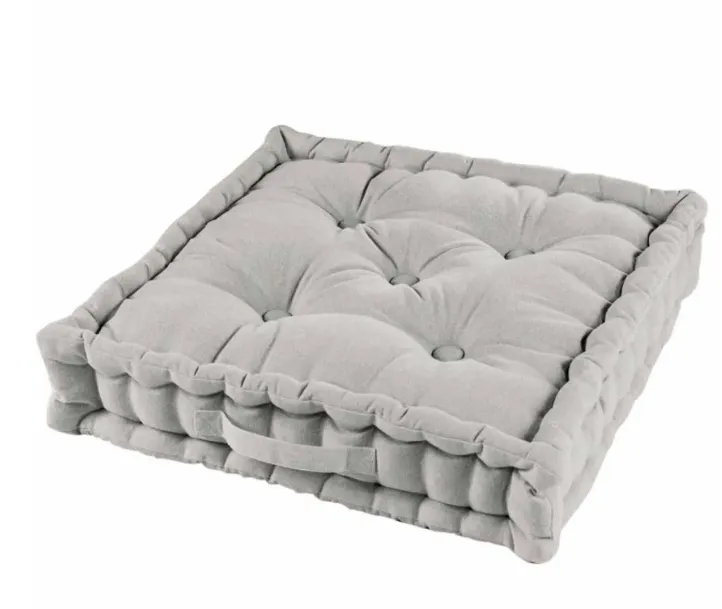 Jastuk za pod Pacifique 45x45x10cm svetlo sivi Douceur d Interieur