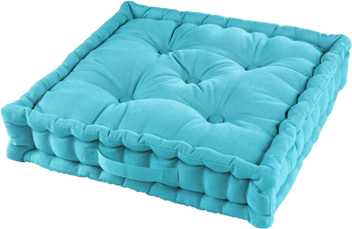 Jastuk za pod Pacifique 45x45x10cm tirkizni Douceur d Interieur