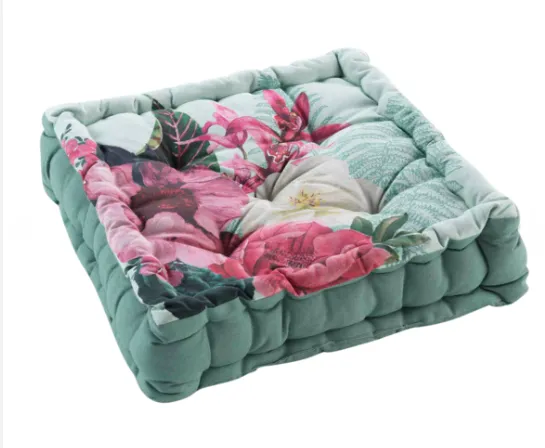 Jastuk za pod Pacifique Anabella 45x45x10cm cvetni dezen Ligne Decor