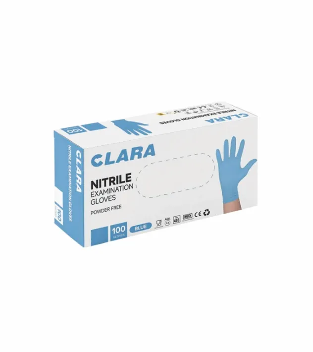 Jednokratne rukavice Clara vel. 8/M 100/1 nitrilne plave