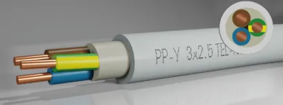 Kabal PP-Y 3x2.5 RE sivi Tel-Kabl