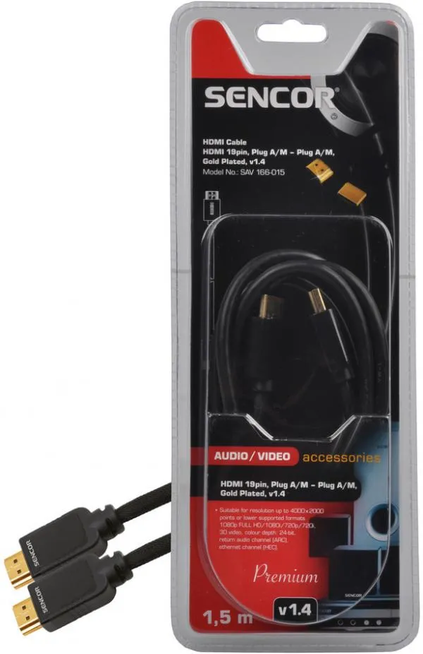 Kabal za povezivanje A/M uredjaja HDMI 19P SAV 166-015