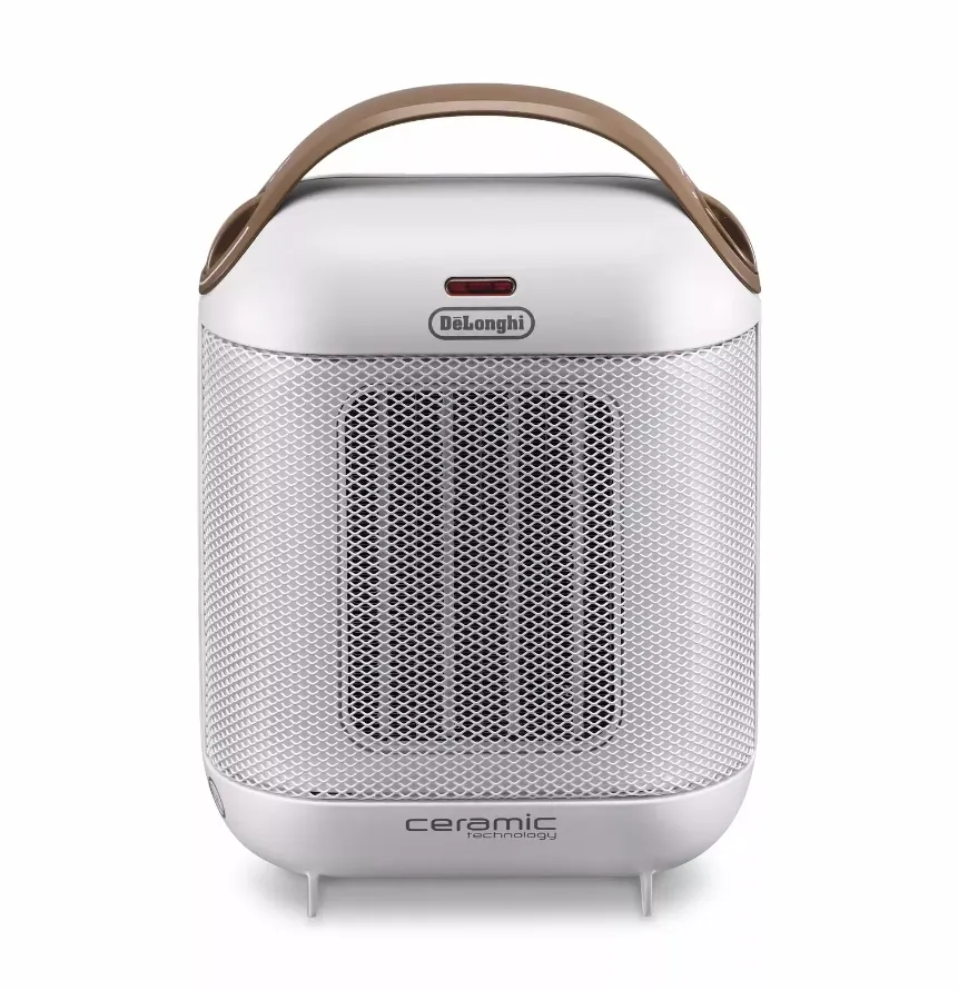 Kalorifer sa ručkom HFX30C18.IW 1800W beli/braon DeLonghi
