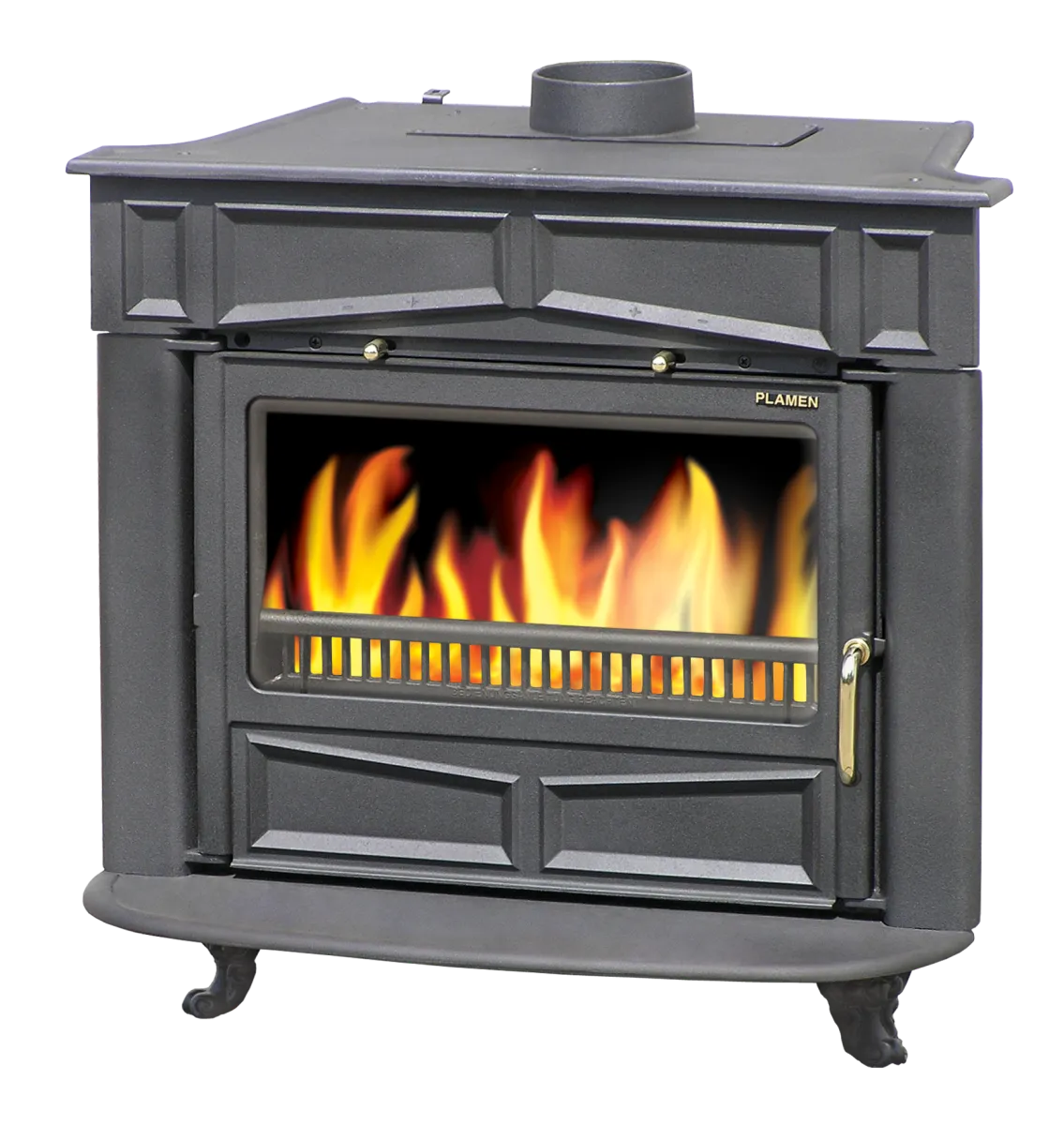 Kamin na drva GLAS FRANKLIN 11kW  Plamen