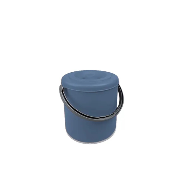 Kanta Eureka fi 25x27cm 10l sa poklopcem plava Stefanplast