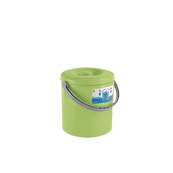 Kanta Eureka fi 25x27cm 10l sa poklopcem pvc zelena