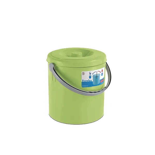 Kanta Eureka fi 30x31cm 20l sa poklopcem pvc zelena