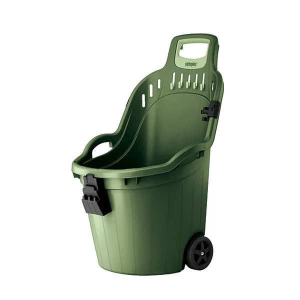 Kanta-kolica 50l Helpy Cart zelena Stefanplast