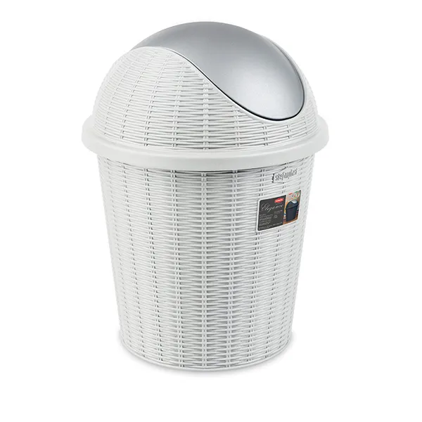 Kanta za otpatke Elegance 10l sa poklopcem bela Stefanplast