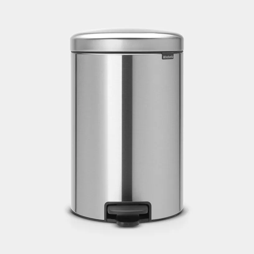 Kanta za otpatke sa papuč. NewIcon 20l mat inoks + 3 kese Brabantia