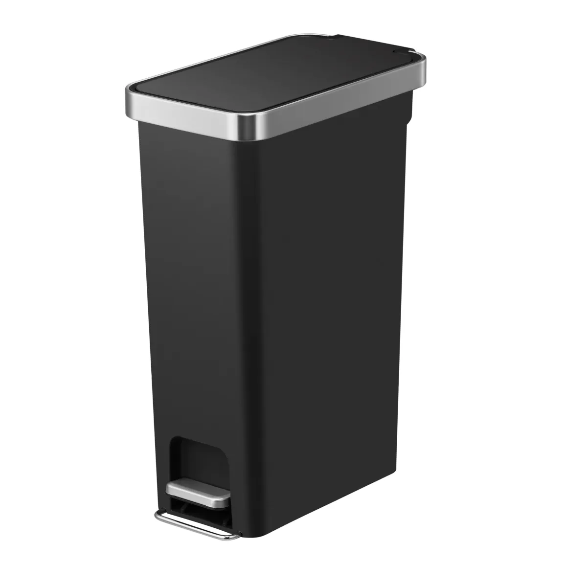 Kanta za otpatke sa papučicom Hana Slim 40l crna Eko