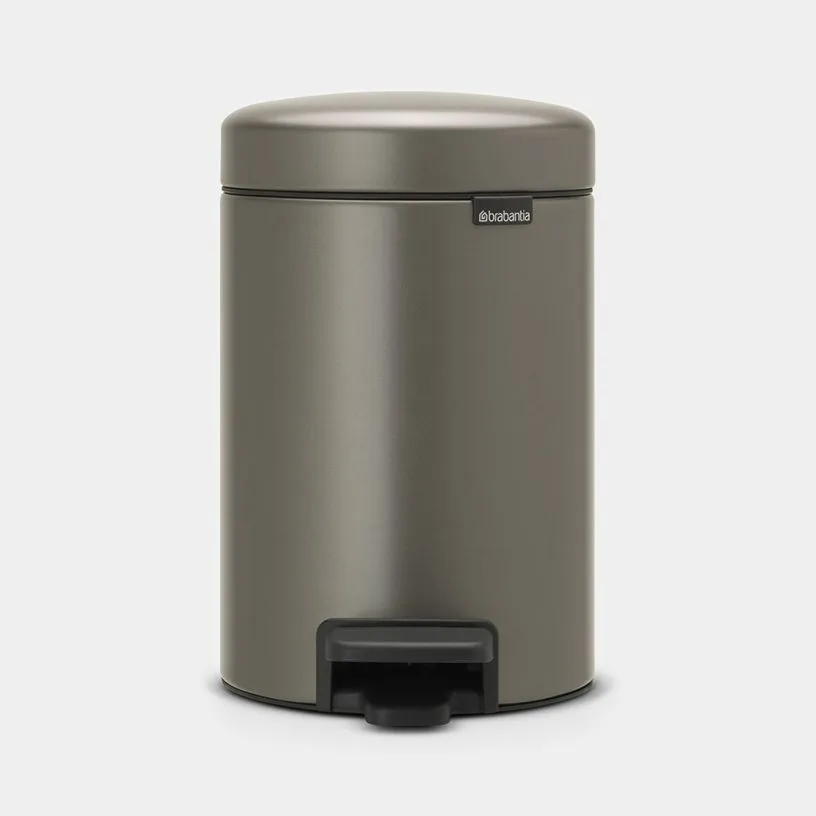 Kanta za otpatke sa papučicom NewIcon 3l siva + 5 kesa Brabantia