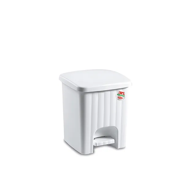 Kanta za otpatke sa papučicom Pedalina 4.5l bela Stefanplast