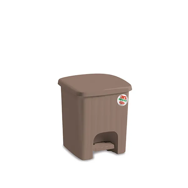 Kanta za otpatke sa papučicom Pedalina 4.5l svet.braon Stefanplast