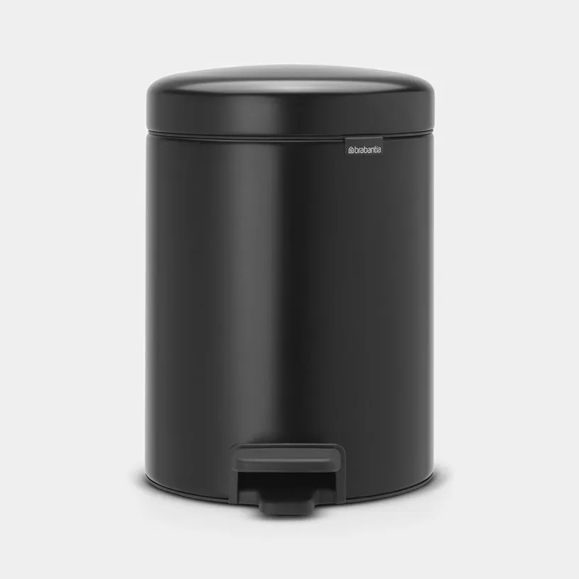 Kanta za otpatke sa papuč.NewIcon 5l mat crna + 5 kesa Brabantia