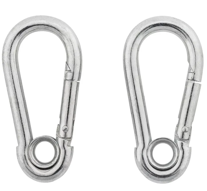 Karabiner vatrogasni  60x6mm čelik cinkovani 2/1 Potz&Sand