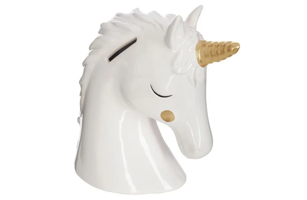 Kasica za novac Unicorn bela Atmosphera Createur Dinterieur
