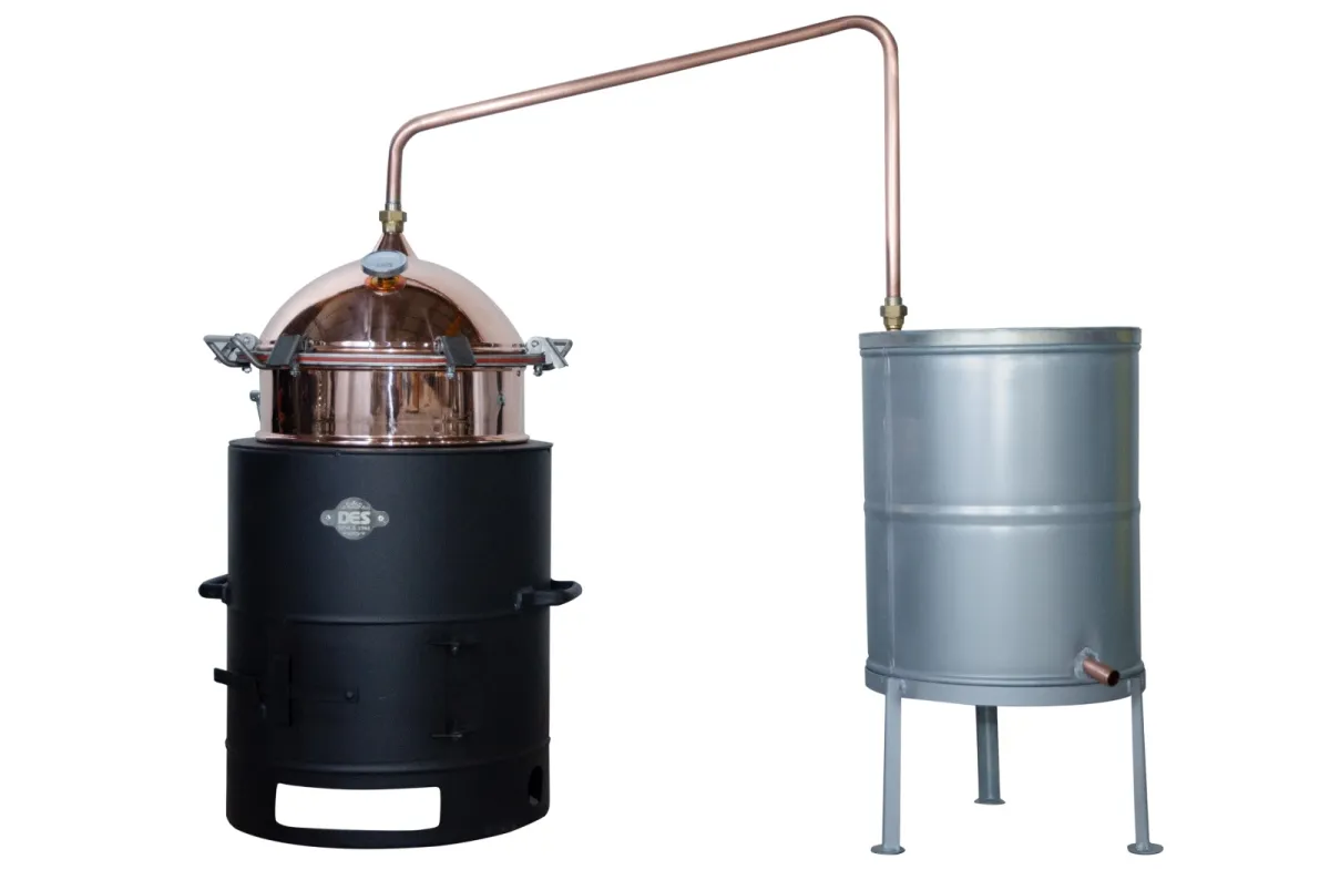 Kazan za pečenje rakije 45/3 Hobby gas 35l sa mešalicom DES