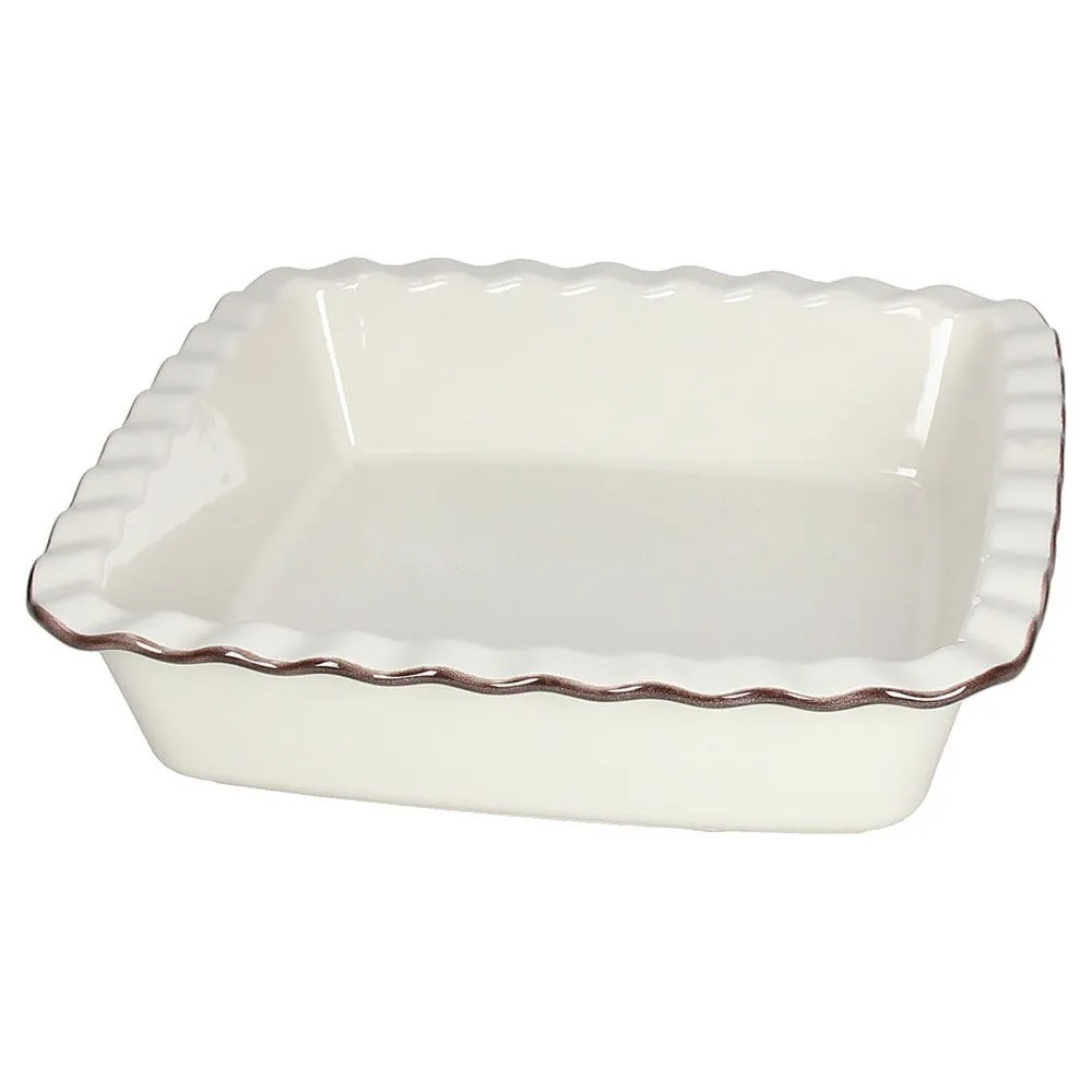 Keramička posuda za pečenje Country cook 25cm krem Tognana