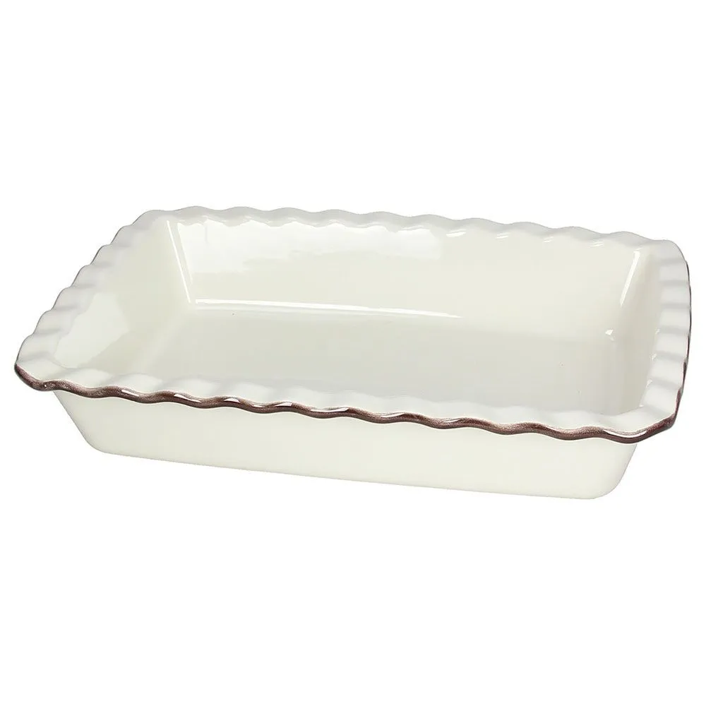 Keramička posuda za pečenje Country cook 30x22cm krem Tognana