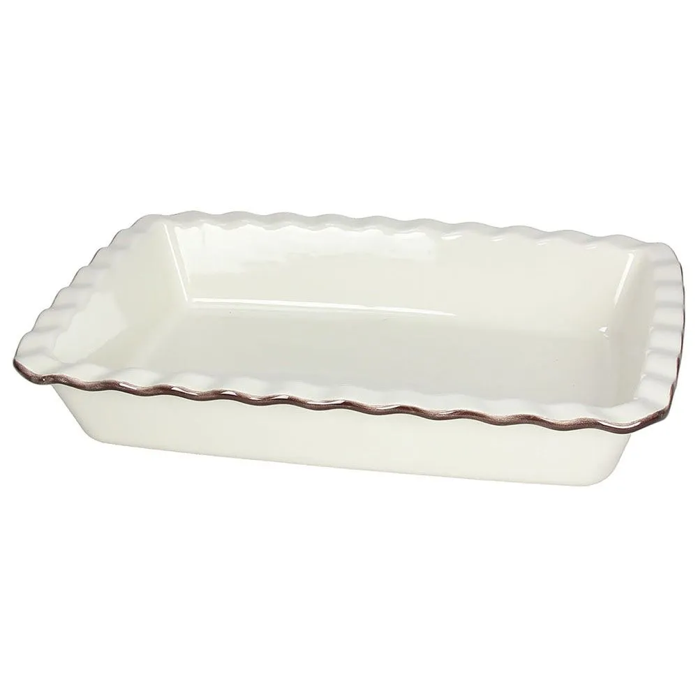 Keramička posuda za pečenje Country cook 33x23cm krem Tognana